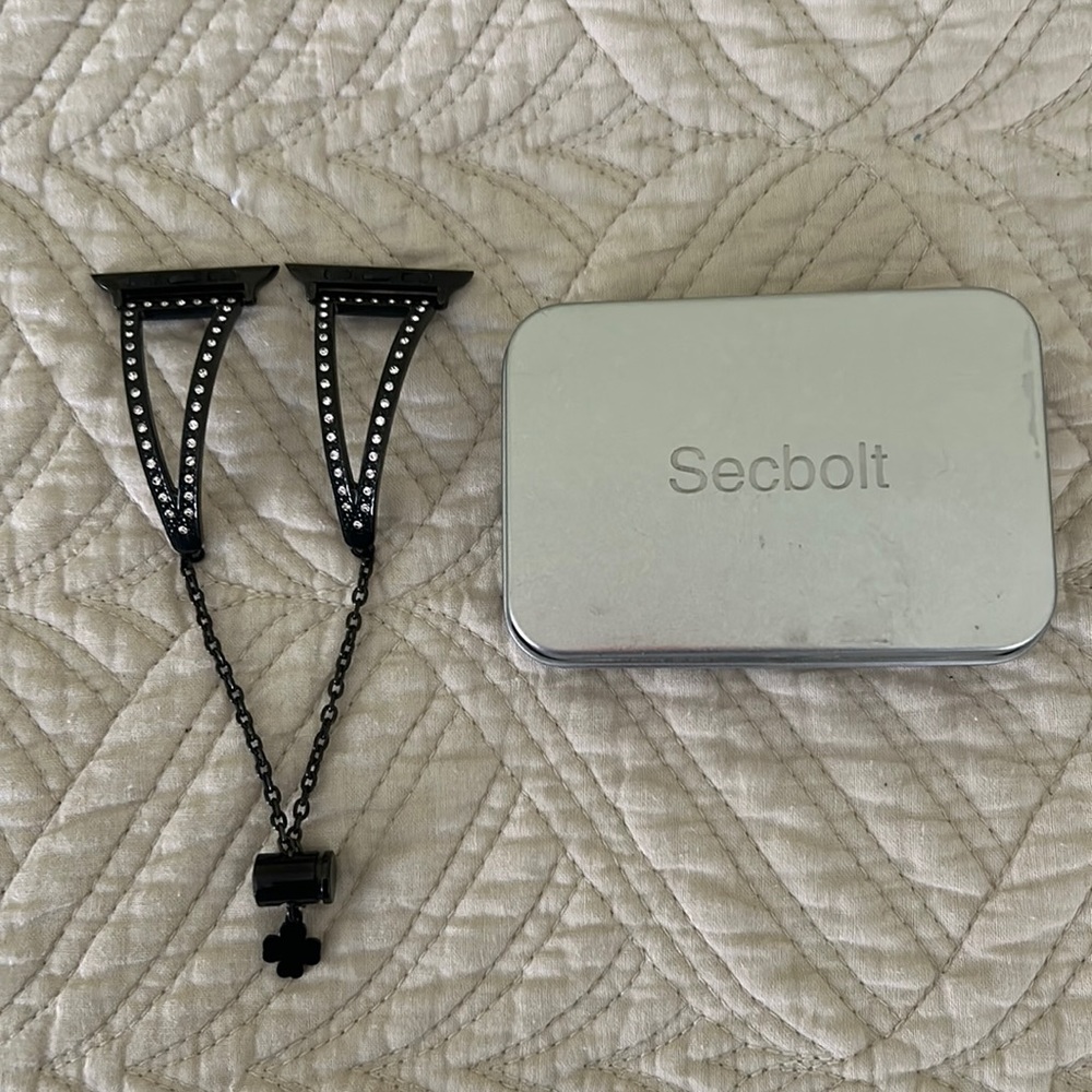 Sec bolt Bling watchband for Apple Watch